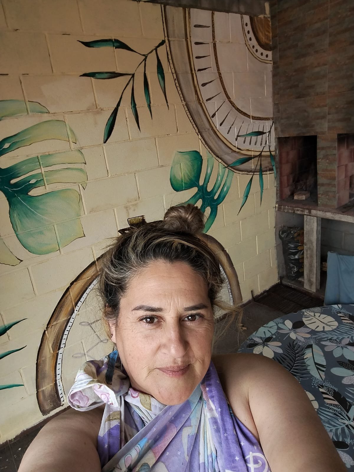Mural monsteras