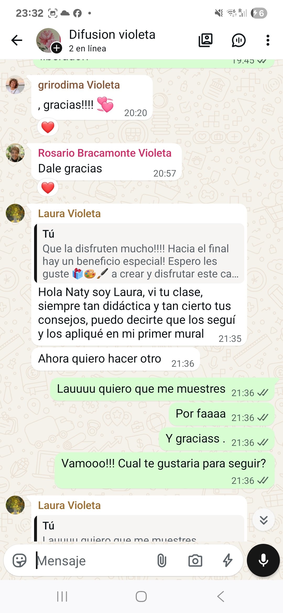Testimonio WhatsApp