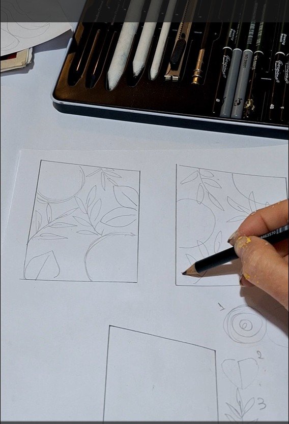 Proceso de pintado del mural